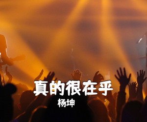 杨坤《真的很在乎吉他谱》(G调)