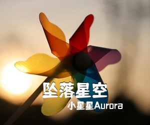 小星星Aurora《坠落星空吉他谱》(C调)