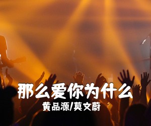 黄品源/莫文蔚《那么爱你为什么吉他谱》(G调)