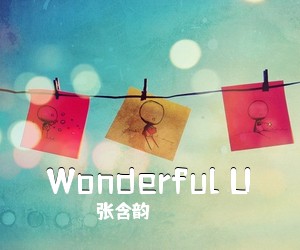 张含韵《Wonderful U吉他谱》