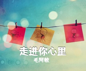 毛阿敏《走进你心里简谱》