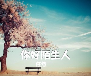 任然《你好陌生人吉他谱》(G调)