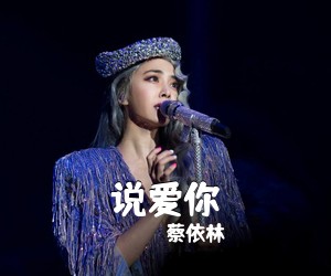 蔡依林《说爱你吉他谱》(A调)
