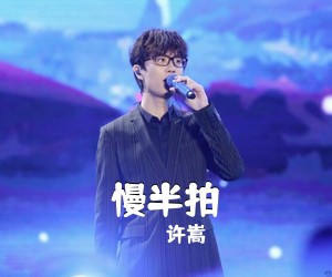 许嵩《慢半拍吉他谱》(C调)