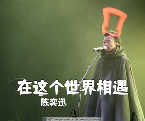 陈奕迅《在这个世界相遇吉他谱》(C调)