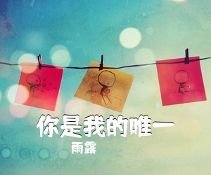 雨露《你是我的唯一简谱》