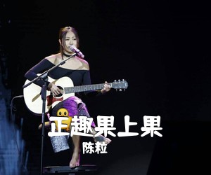 陈粒《正趣果上果吉他谱》(C调)
