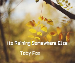 Toby Fox《Its Raining Somewhere Else简谱》