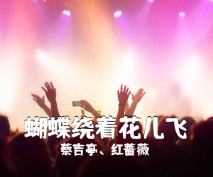 蔡吉亭、红蔷薇《蝴蝶绕着花儿飞简谱》