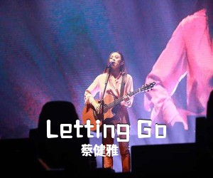 蔡健雅《Letting Go吉他谱》(C调)