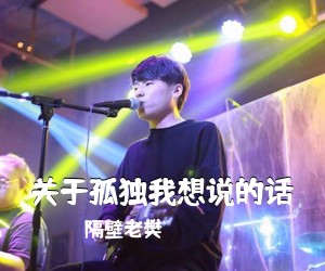 隔壁老樊《关于孤独我想说的话吉他谱》(C调)