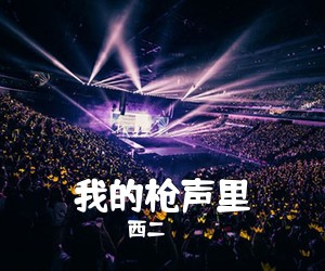 西二《我的枪声里吉他谱》(G调)