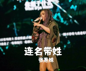 张惠妹《连名带姓吉他谱》(D调)