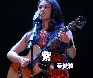 蔡健雅《紫吉他谱》(C调)