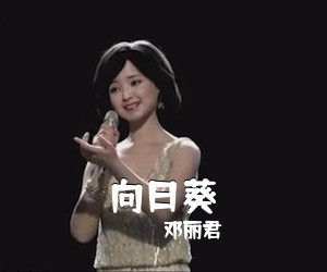 邓丽君《向日葵简谱》