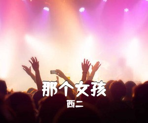 西二《那个女孩吉他谱》