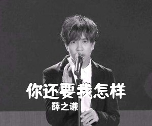 薛之谦《你还要我怎样吉他谱》(C调)