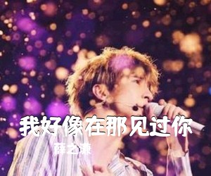 薛之谦《我好像在那见过你吉他谱》(C调)