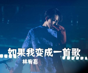 林宥嘉《如果我变成一首歌吉他谱》(E调)
