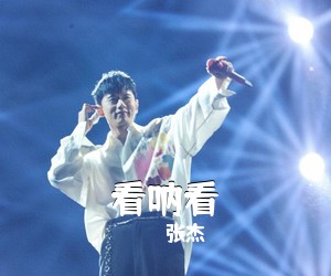 张杰《看呐看吉他谱》(C调)