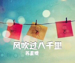 苏星婕《风吹过八千里吉他谱》(C调)