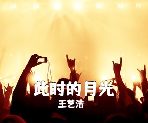 王艺洁《此时的月光吉他谱》(C调)
