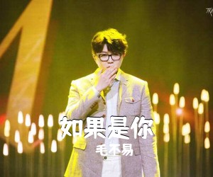 毛不易《如果是你吉他谱》(C调)