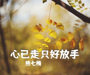 熊七梅《心已走只好放手简谱》