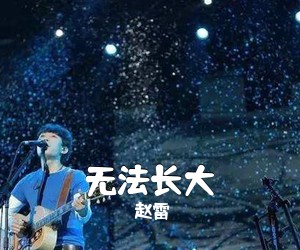 赵雷《无法长大吉他谱》