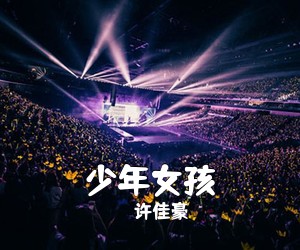 许佳豪《少年女孩吉他谱》(C调)