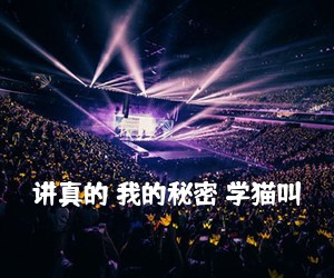 《讲真的 我的秘密 学猫叫吉他谱》