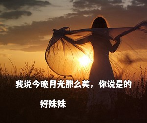 好妹妹《我说今晚月光那么美，你说是的吉他谱》(D调)