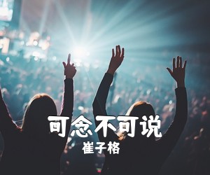 崔子格《可念不可说吉他谱》