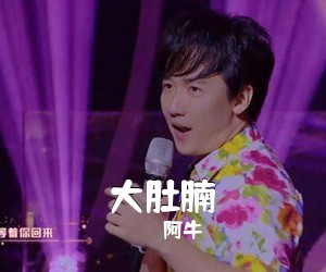 阿牛《大肚腩简谱》