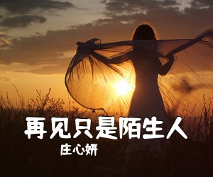 庄心妍《再见只是陌生人吉他谱》