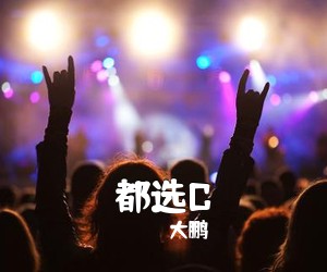 大鹏《都选C吉他谱》(C调)