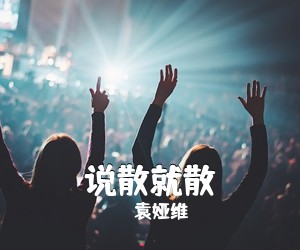 袁娅维《说散就散吉他谱》(D调)