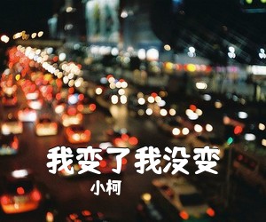 小柯《我变了我没变吉他谱》(G调)
