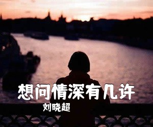 刘晓超《想问情深有几许简谱》