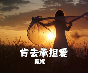 甄妮《肯去承担爱吉他谱》