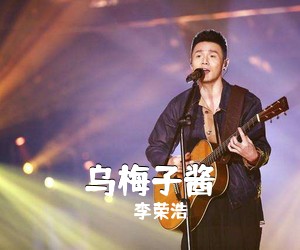 李荣浩《乌梅子酱吉他谱》(C调)