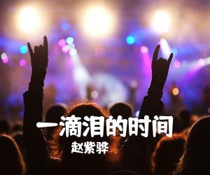 赵紫骅《一滴泪的时间吉他谱》(C调)