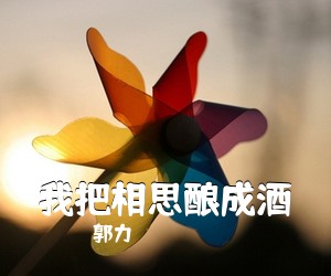 郭力《我把相思酿成酒简谱》