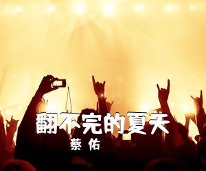 蔡旻佑《翻不完的夏天吉他谱》(C调)