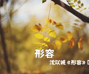 沈以诚《形容吉他谱》(C调)