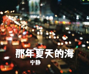 宁静《那年夏天的海吉他谱》(E调)