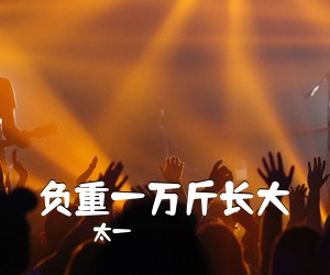 太一《负重一万斤长大吉他谱》(G调)